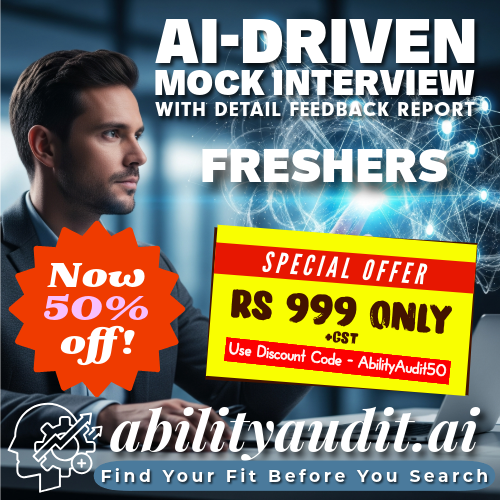 Fresher - AI-driven mock interview with detail feedback report